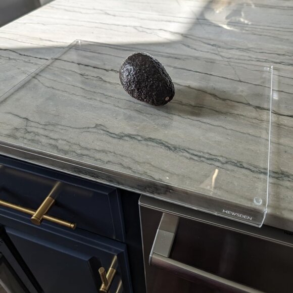 Acrylic Cutting Board with Counter Lip, Clear Cutting Boards for Countertop - Picture 7 of 11